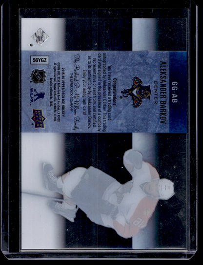 2015-16 Upper Deck Ice - Glacial Graphs - Aleksander Barkov #GG-AB