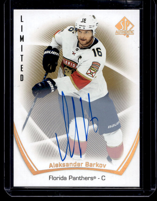 2021-22 Upper Deck SP Authentic - Limited Autographs - Aleksander Barkov #24