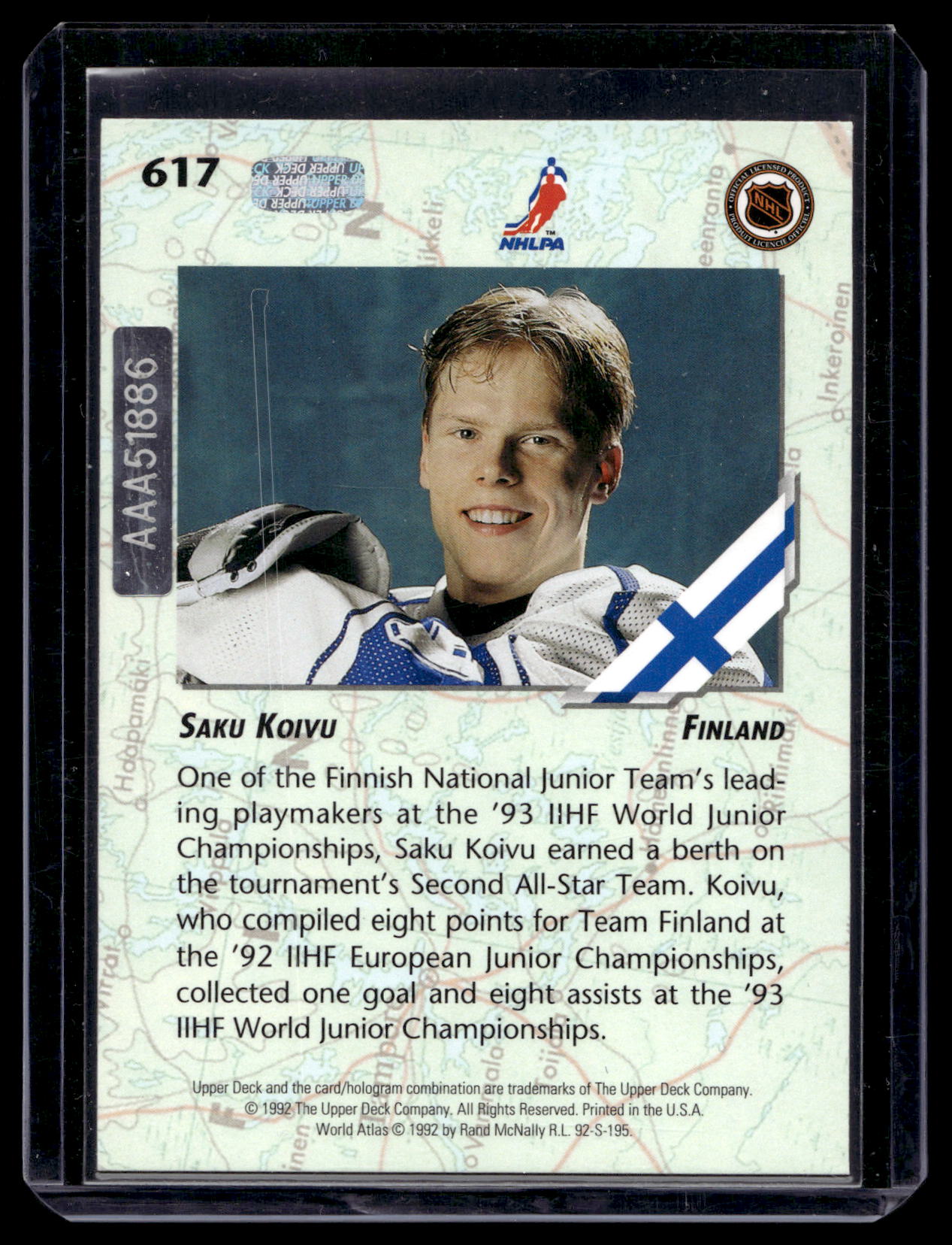 2003-04 Upper Deck 1992-93 Buyback Autographs - Saku Koivu #113 /14