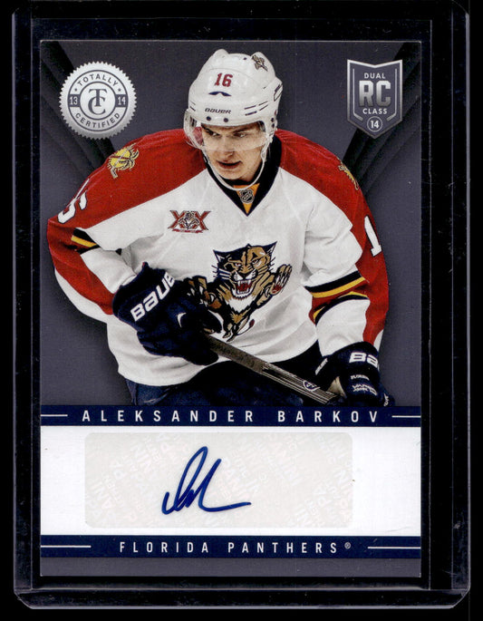 2013-14 Panini Totally Certified - Rookie Signatures - Aleksander Barkov #TR-AB RY