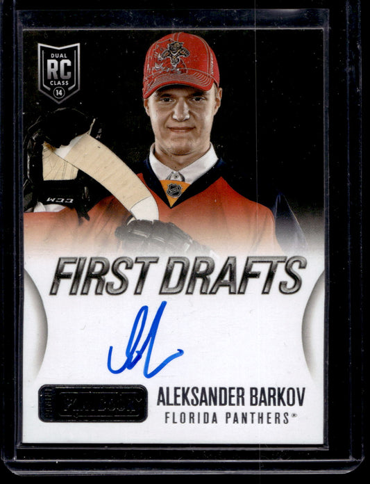 2013-14 Panini Playbook - First Drafts Signatures - Aleksander Barkov #FD-AB RY