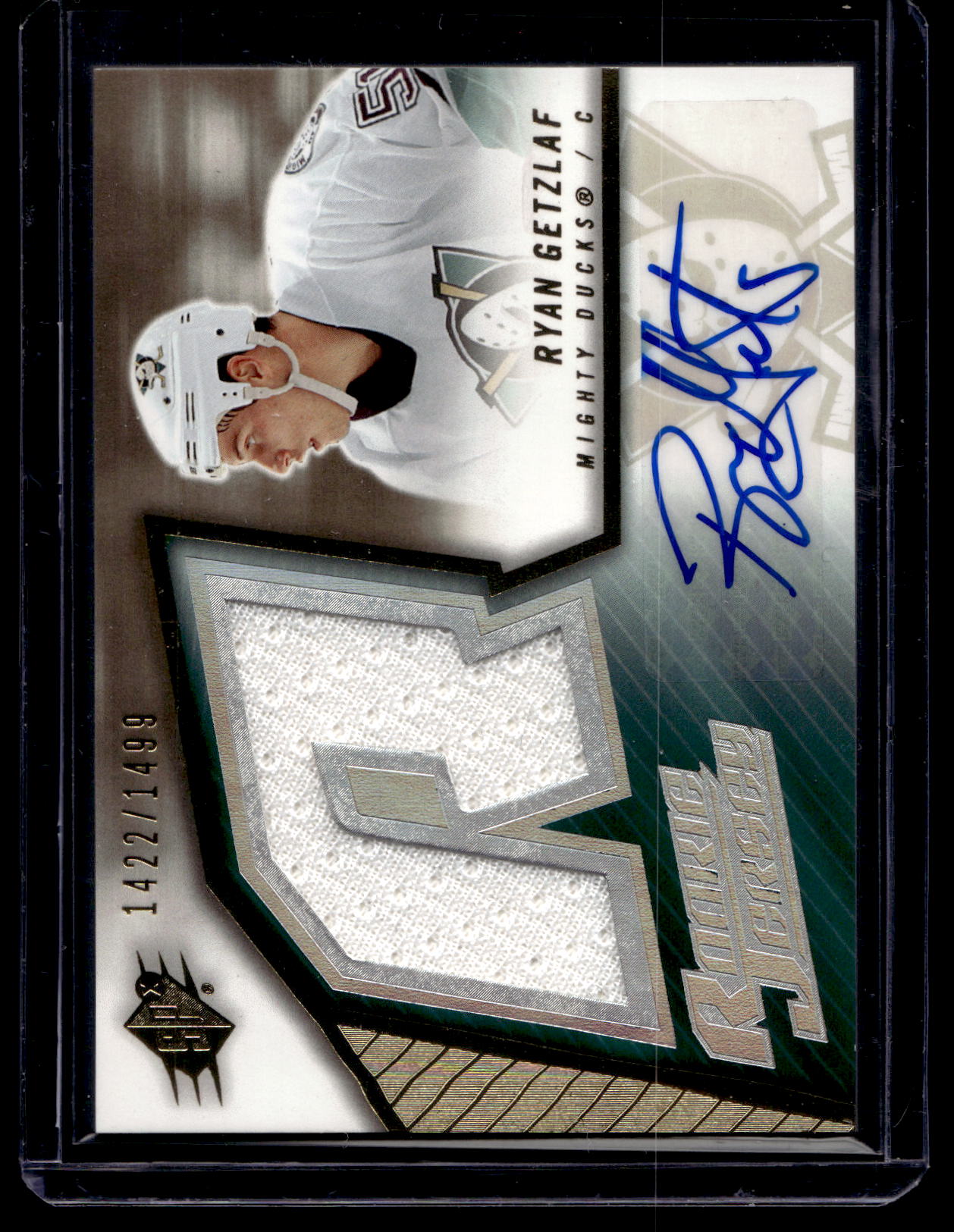 2005-06 SPx -  Rookie Jersey - Ryan Getzlaf #170 /1499 RC