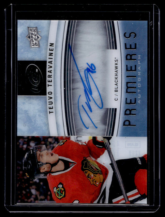 2014-15 Upper Deck Ice - Premieres Autographs - Teuvo Teravainen #IPA-TT RY