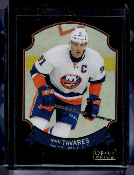 2014-15 Upper Deck O-Pee-Chee Platinum - Retro - Black Rainbow - John Tavares #16 /100
