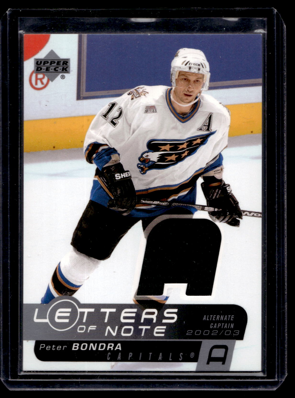 2002-03 Upper Deck - Letters of Note - Peter Bondra #LN-PB