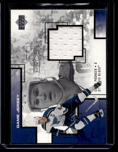 2000-01 Upper Deck Pros & Prospects - Game Jerseys - Chris Pronger #CP