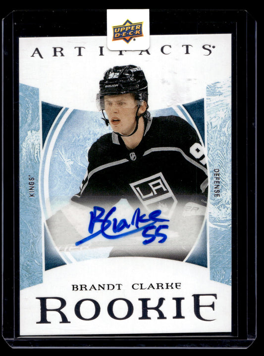 2022-23 Upper Deck Artifacts - Rookie Redemption Autographs Silver - Brandt Clarke #XVII RY