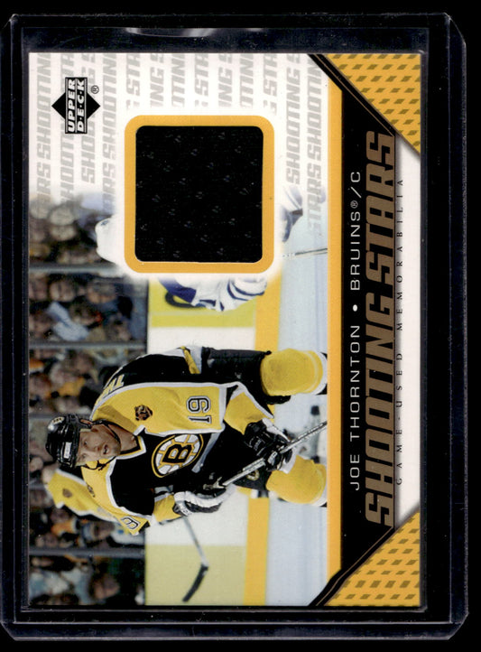 2005-06 Upper Deck - Shooting Stars Game-Used Memorabilia - Joe Thornton #S-JT