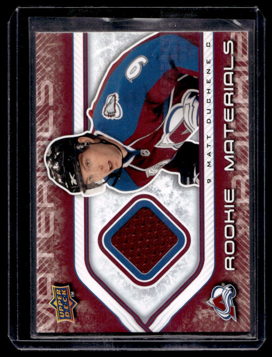 2009-10 Upper Deck - Rookie Materials - Matt Duchene #RM-DU RY
