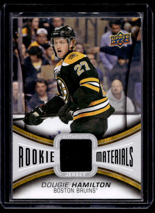 2013-14 Upper Deck - Rookie Materials - Dougie Hamilton #RM-DH RY
