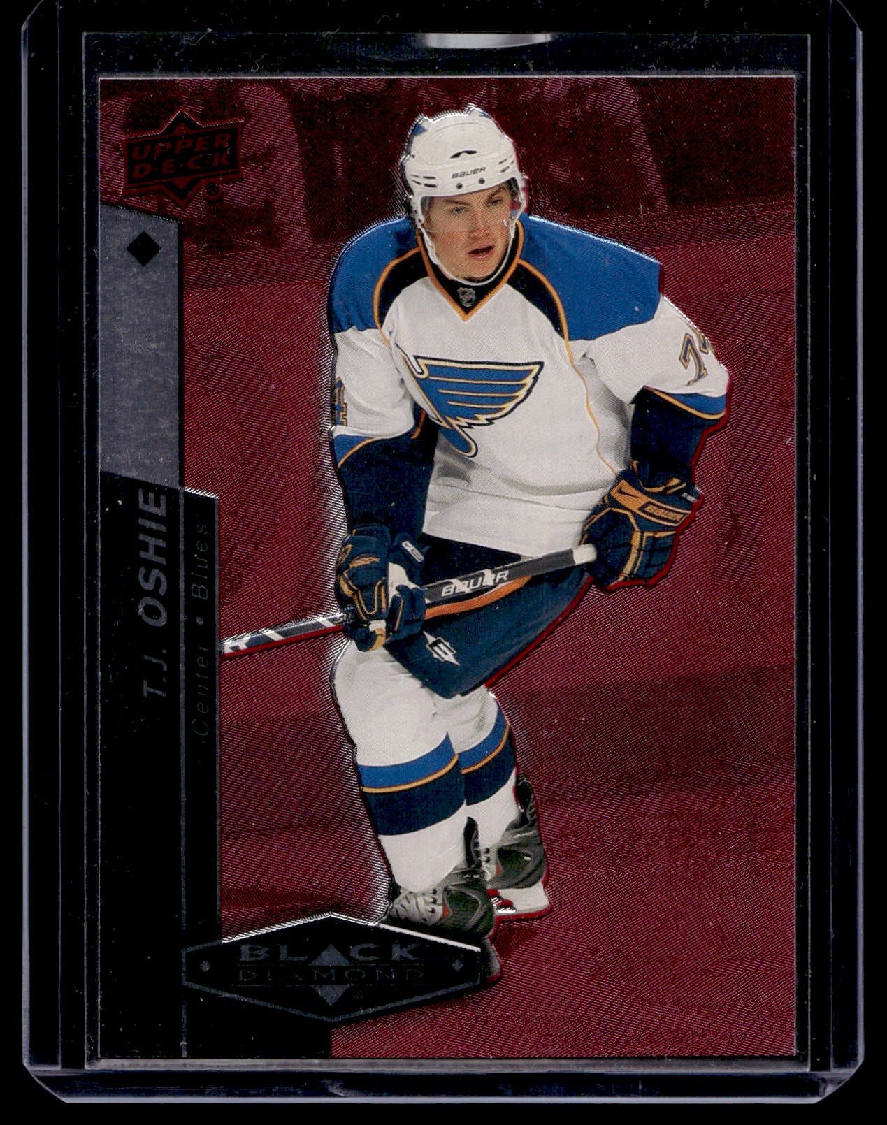 2010-11 Upper Deck Black Diamond - Ruby - T.J. Oshie #83 /100