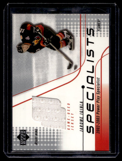 2002-03 Upper Deck - Specialists - Jarome Iginla #S-JI