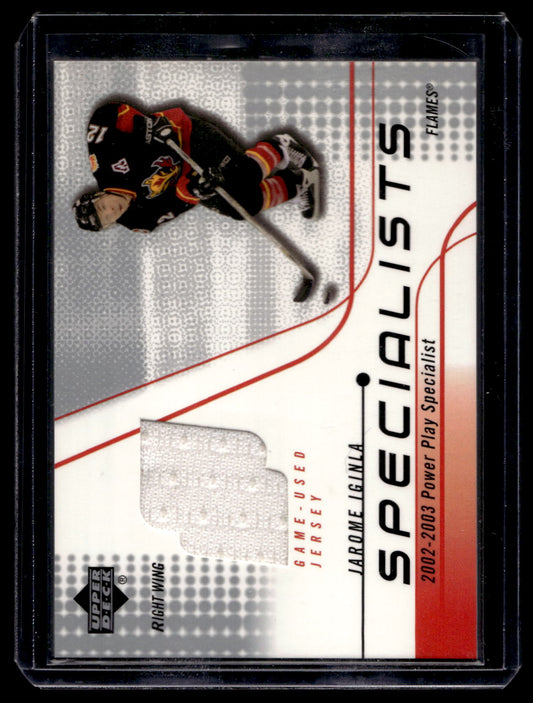 2002-03 Upper Deck - Specialists - Jarome Iginla #S-JI