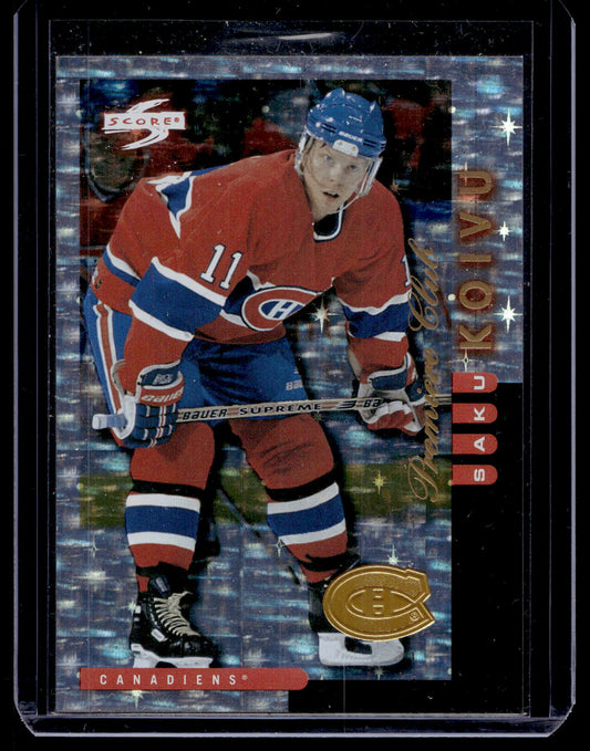 1997-98 Score Team Collection - Montreal Canadiens - Premiere Club - Saku Koivu #7