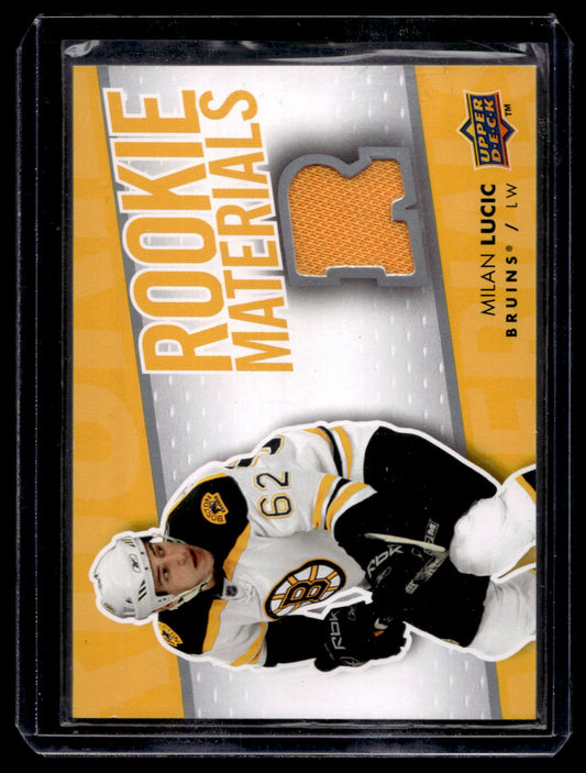 2007-08 Upper Deck - Rookie Materials - Milan Lucic #RM-ML RY