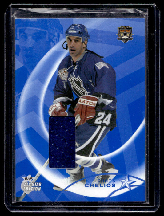 2002-03 In the Game Be A Player All-Star Edition - All-Star Game-Used Jerseys - Chris Chelios #AS-15 PR100