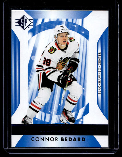 2023-24 Upper Deck SP - Retail - Blue - Rookie Authentics - Connor Bedard #101 RY