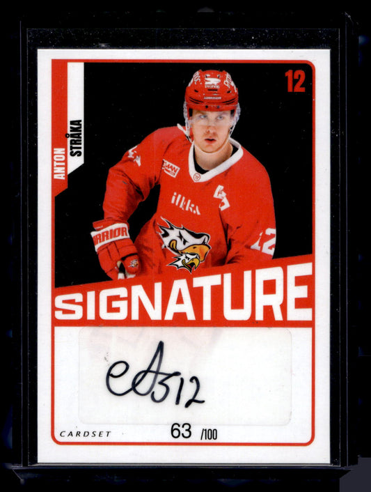 2023-24 Cardset Signature -  Anton Stråka /100