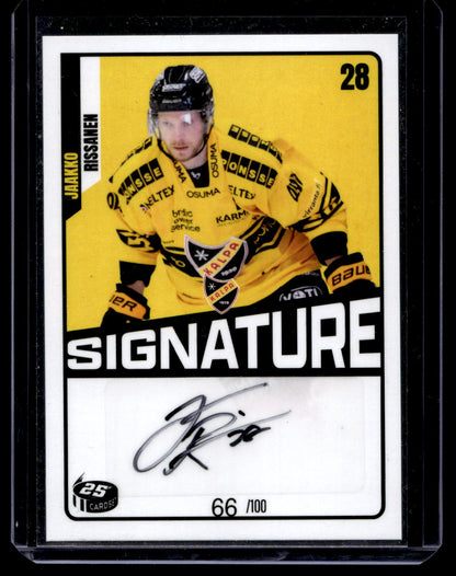 2023-24 Cardset Signature -  Jaakko Rissanen /100