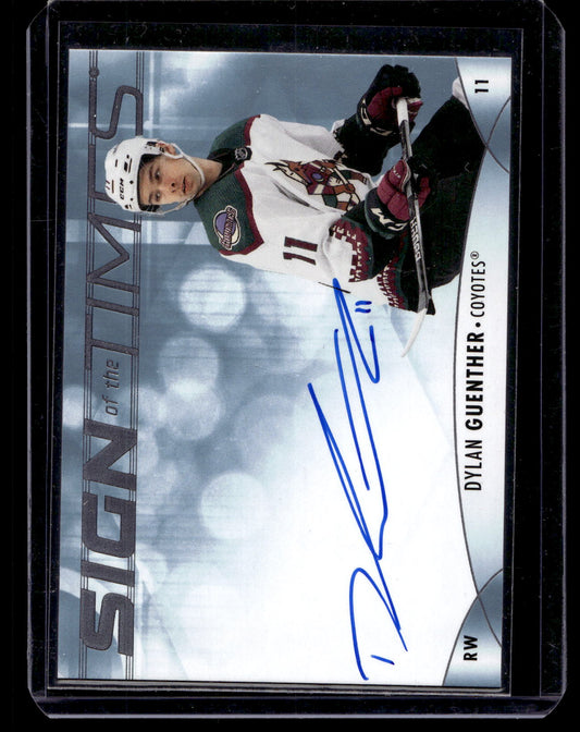 2023-24 Upper Deck SP Authentic Sign of The Times - Dylan Guenther #SOTT-DG