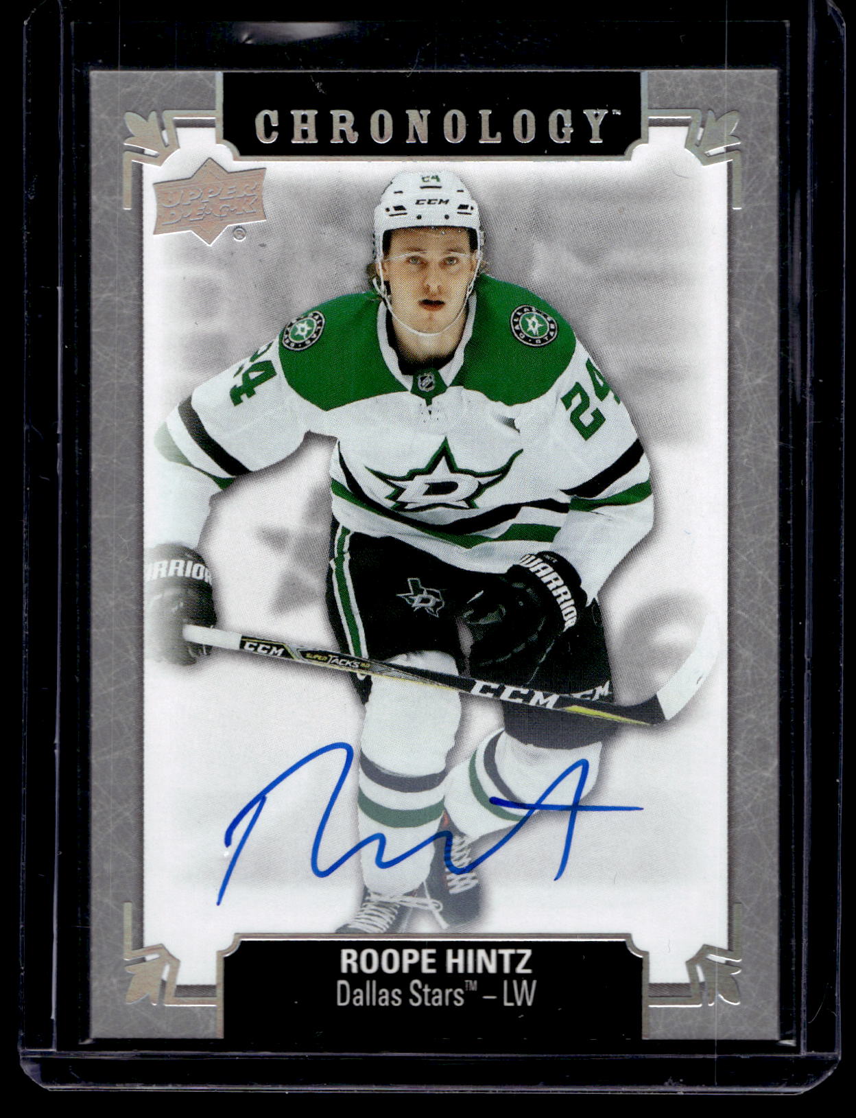 2019-20 Upper Deck Chronology - Franchise History Autographs - Roope Hintz #FH-DA-RH
