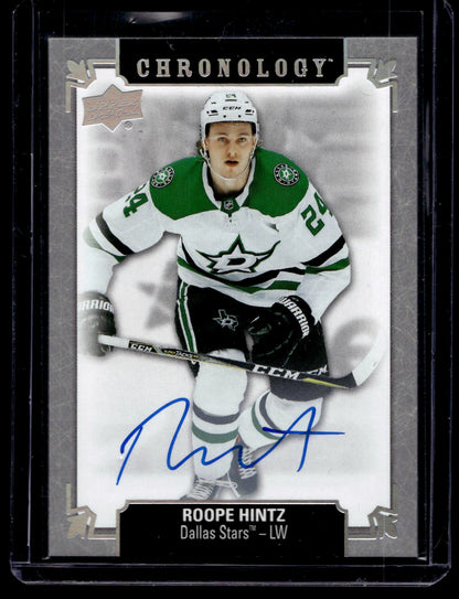 2019-20 Upper Deck Chronology - Franchise History Autographs - Roope Hintz #FH-DA-RH