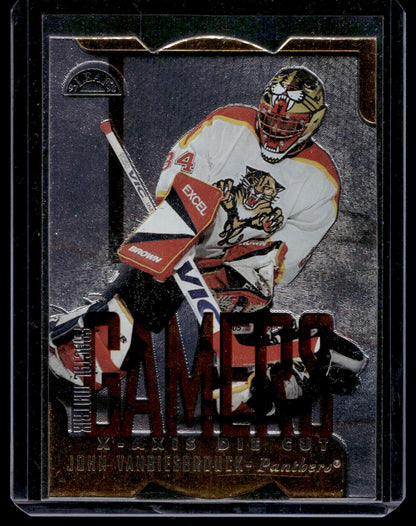 1997-98 Leaf - Fractal Matrix Die-Cut - Gamers - John Vanbiesbrouck #172