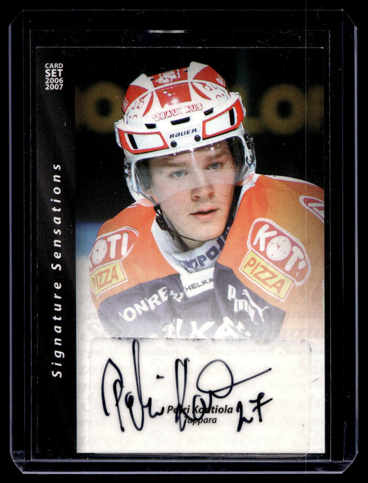 2006-07 Cardset Signature Sensations - Petri Kontiola /88