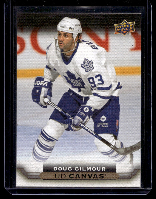 2015-16 Upper Deck - UD Canvas - Retired Stars - Doug Gilmour #C254