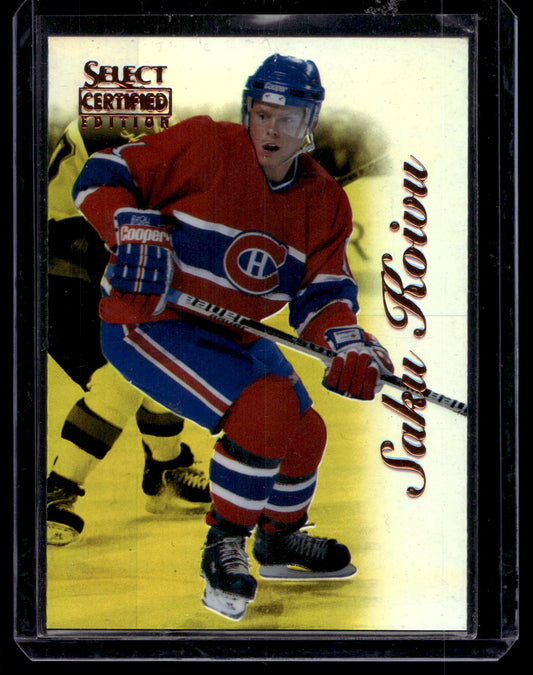 1996-97 Select Certified - Mirror Gold - Saku Koivu #64