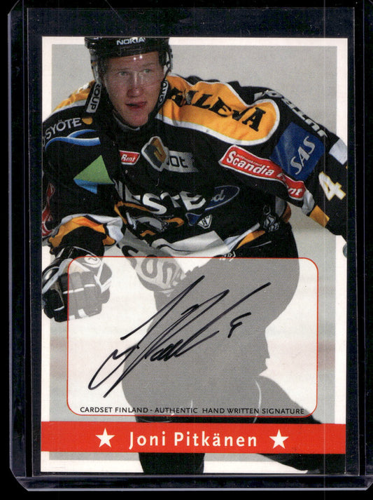 2002-03 Cardset Signature - Joni Pitkanen /1200
