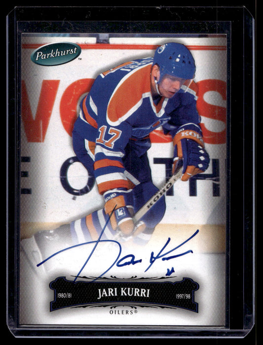 2006-07 Upper Deck Parkhurst - Autographs  - Jari Kurri #51