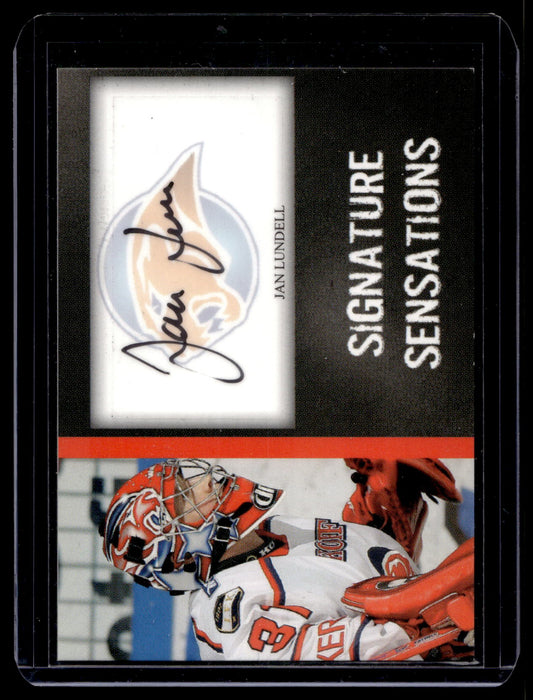 2007-08 Cardset Signature Sensations - Jan Lundell /85