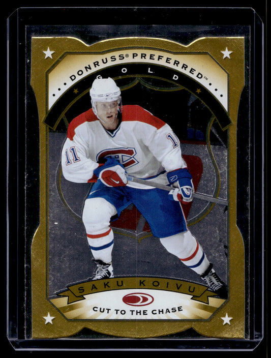 1997-98 Donruss Preferred - Cut to the Chase - Saku Koivu #11