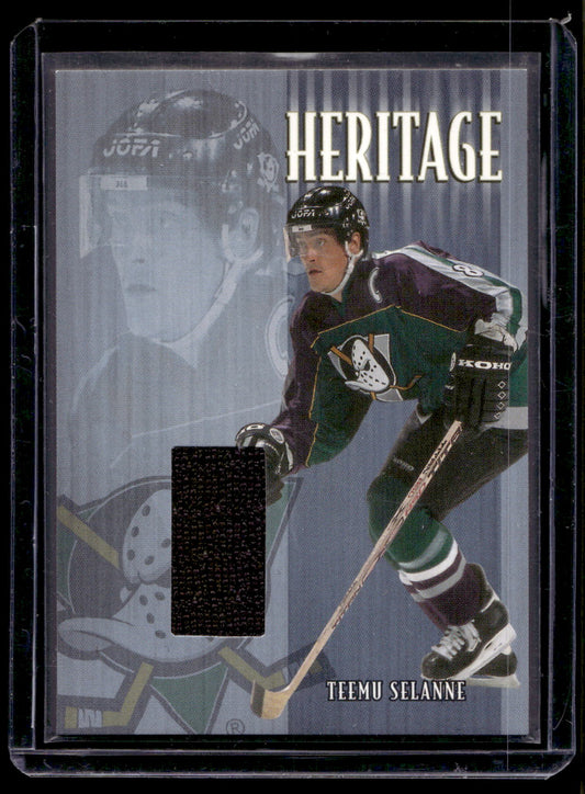 2001-02 In the Game Be A Player Update - Heritage Jerseys - Teemu Selanne #H-07