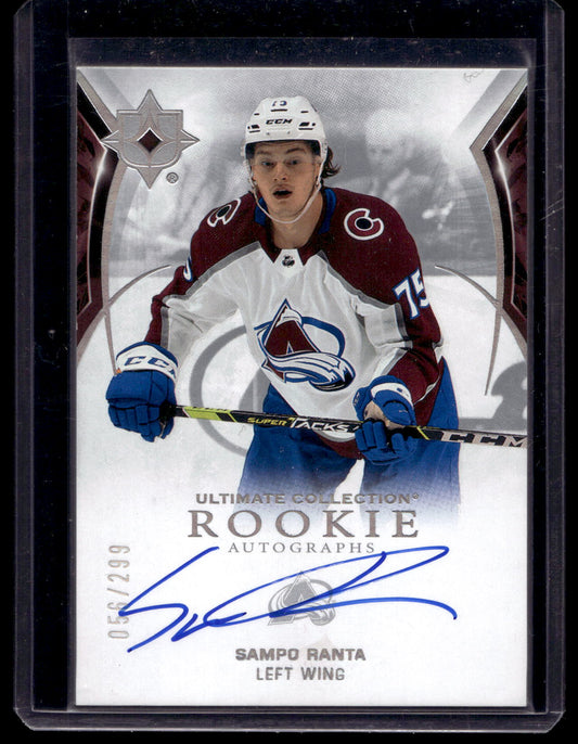 2021-22 Upper Deck Ultimate Collection - Ultimate Rookies - Sampo Ranta #150 /299 RC