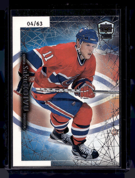 1999-00 Pacific Dynagon Ice - Premiere Date - Saku Koivu #102 /63