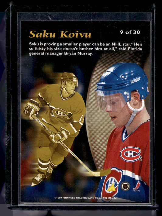 1996-97 Pinnacle Mint - Gold - Saku Koivu #9