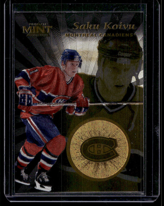1996-97 Pinnacle Mint - Gold - Saku Koivu #9