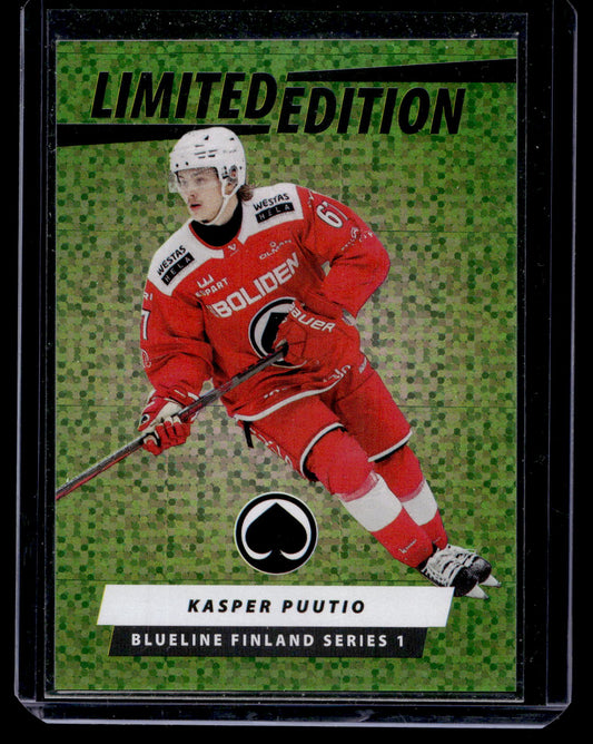 2024-25 Blueline Limited Edition Green - Kasper Puutio #LE-16