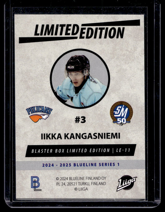 2024-25 Blueline Limited Edition Red - Ilkka Kangasniemi #LE-11