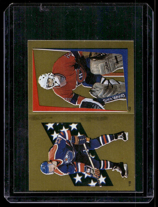 1986-87 O-Pee-Chee Album Stickers - Patrick Roy / Jari Kurri #118-132 RY