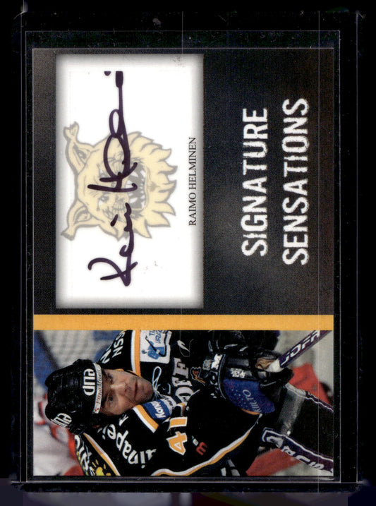 2007-08 Cardset Signature Sensations - Raimo Helminen /85