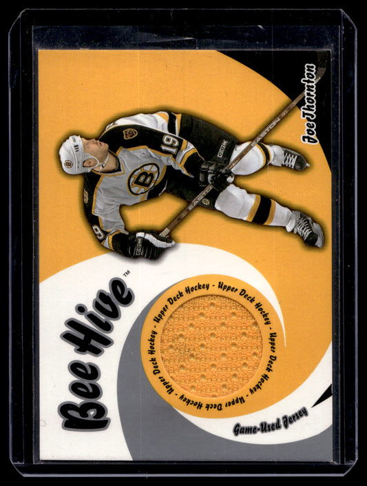 2003-04 Upper Deck Bee Hive - Game-Used Jersey - Joe Thornton #JT-25