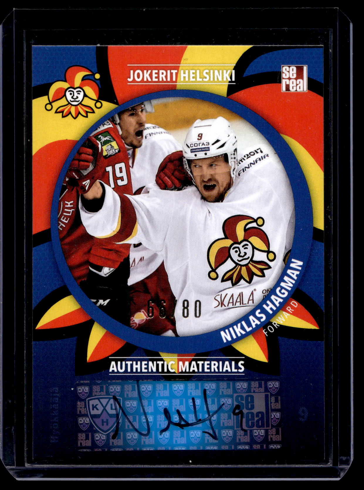 2015-16 Cereal Jokerit Autograph - Niklas Hagman #JOK-AUT-018 /80