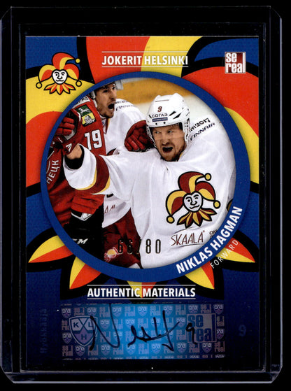 2015-16 Cereal Jokerit Autograph - Niklas Hagman #JOK-AUT-018 /80