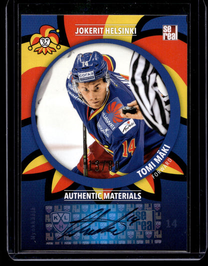 2015-16 Cereal Jokerit Autograph - Tomi Maki #JOK-AUT-020 /80