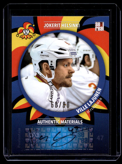 2015-16 Sereal Jokerit Autograph - Ville Lajunen #JOK-AUT-016 /80