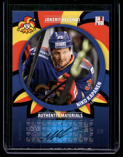 2015-16 Sereal Jokerit Autograph - Niko Kapanen #JOK-AUT-005 /80