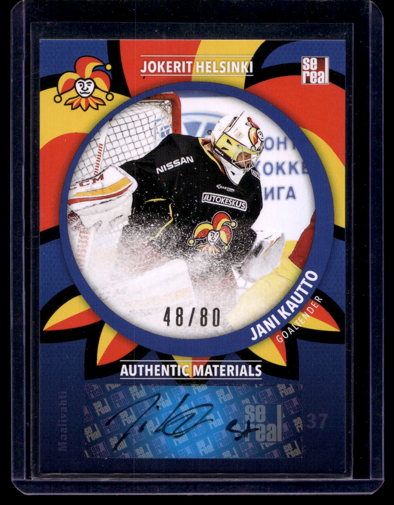 2015-16 Sereal Jokerit Autograph - Jani Kautto #JOK-AUT-008 /80